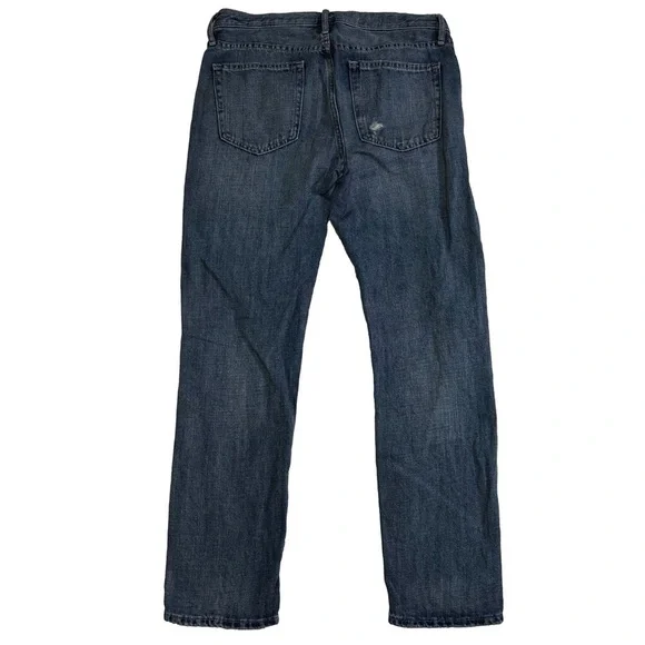 Gap Sexy Boyfriend Jeans Size 26R Blue Relaxed Fit Classic Blue Wash NWOT - Picture 2 of 9
